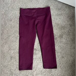 Fabletics Burgundy Leggings